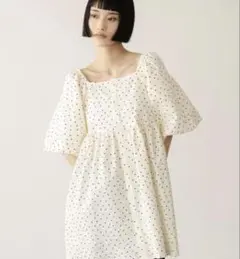 ペプラムチュニックSS ドット