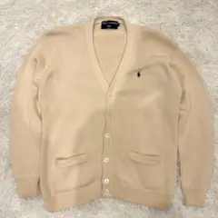 美品 希少 ラルフローレン ポロスポーツ コットン カーディガン M