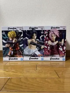 Grandista フィギュア 3体セット ナルト サスケ サクラ