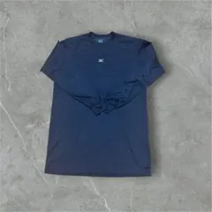 Mizuno ネイビー 長袖アンダーシャツ Oサイズ
