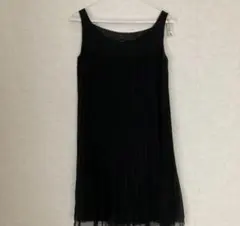 COMME CA ISM ブラック ノースリーブワンピース M