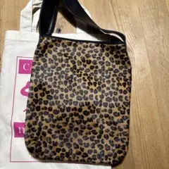 CATWORTH レオパード　ミニ　ハラコ　バッグ
