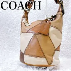 希少　COACH パッチワーク バケツ型 ショルダーバッグ　限定600個 コーチ