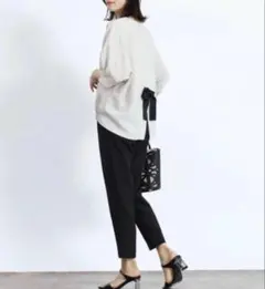 極美品 ヤマダヤ FENNEL バックリボン ドルマン ブラウス フェンネル