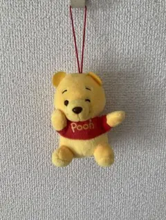 プーさん ストラップ ぬいぐるみ キーホルダー