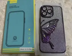 iPhone 15 Pro Max 蝶モチーフケース