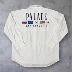 【完売品】PALACE × GAP コラボ 24ss オックスフォードシャツ 白のサムネイル