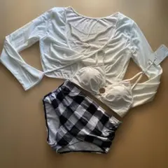 新品未使用タグ付き　XL LL 水着　3ピース水着　　スイムウェア　ビキニ