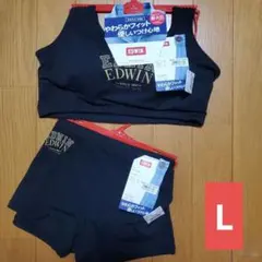 EDWIN　ブラジャーショーツセット　Lサイズ　 スポーツブラショーツのサムネイル