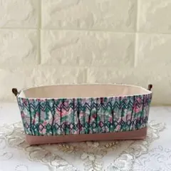 ミニ布バスケット メガネ置き メガネケース ペン置き ✰ 小柄