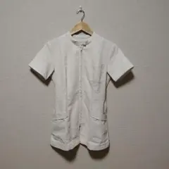 白衣 ショートスリーブ ホワイト