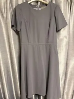 destyle 黒 半袖 ひざ丈ワンピース