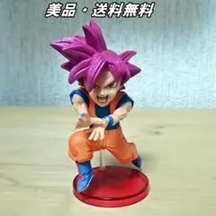 【美品・送料無料】 ドラゴンボール超 ワーコレフィギュア孫悟空 超サイヤ人ゴッド