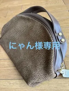 ボルボネーゼ ミニボストン redwallタグ付き うずら柄