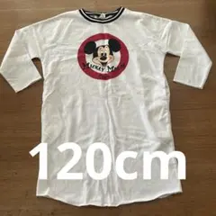BREEZE ミッキーマウス 五分袖Tシャツ ワンピース 120cm