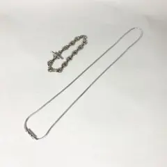 【完売品】WYM LIDNM アクセサリー2点セット（ネックレス・ブレスレット）のサムネイル