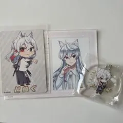 カラフルピーチ どぬく からぴち ホログラムキーホルダー