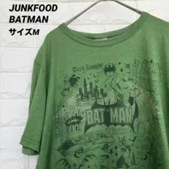 JUNK FOOD バットマン Tシャツ USA製 DC COMICS 総柄 Mのサムネイル
