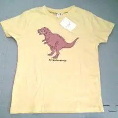 【新品】SM2 LAGOM 恐竜 プリント Tシャツ イエロー 120