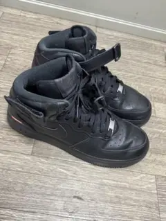 Nike Air Force 1 Mid シュプリーム　ブラック 28.5cm