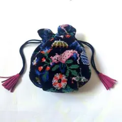 ラブラリーバイフェイラー　ラブラリーシノワズリ　巾着ポーチ