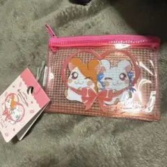 【とっとこハム太郎】/メッシュミニポーチ/リボンちゃん/マフラーちゃん/平成