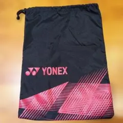 YONEX ヨネックス シューズケース 袋テニス バドミントン 卓球 黒☓赤