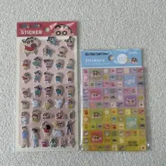 新品未使用　クレヨンしんちゃん　タイルシール　ぷっくりシール