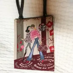 2way ハンドバッグ　ショルダーバッグ　未使用　ミニバッグ　ミラーボール　人