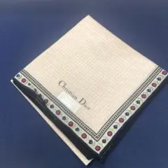 新品✨Christian Diorディオール　 ハンカチ ヴィンテージ　ドット