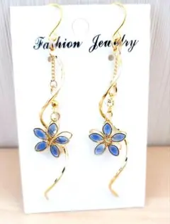 408②# ピアス ハンドメイド フラワー レジン 桜 夏ピアス 春ピアス