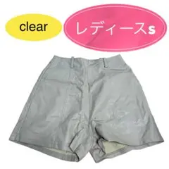 clear レディース ショートパンツ S ライトグレー