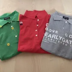 Pearl Gates ポロシャツ3枚セット