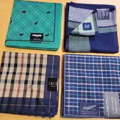 ハンカチセット（renoma, GAP, DAKS,Aquascutumt）