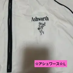 ☆Ashworth☆柔らか薄手ナイロン系素材☆GOLFウェア♪半袖トップス