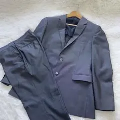 パーソンズ セットアップスーツ ライトグレー大きいサイズ 180cm