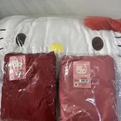 ハローキティ ビッククッション ブランケット収納バッグ付き3点セット