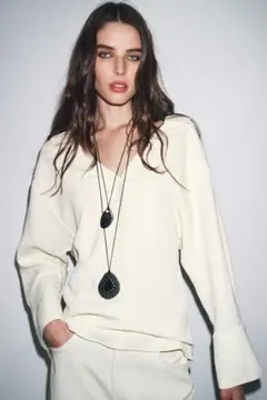 ZARA ポロネックシャツ　ZWコレクションのサムネイル