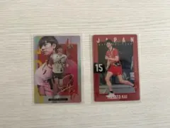 男子バレーボール　日本代表　甲斐優斗選手　カード