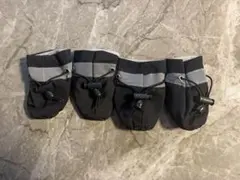 犬用シューズ　ドッグシューズ　犬用靴　肉球保護　防水靴　ブラック　XL