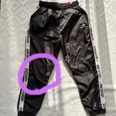 adidas 訳あり！ウィンドブレーカー　パンツ　140 ブラック