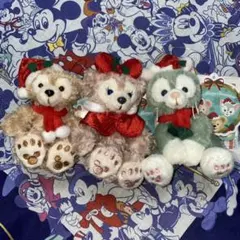 ダッフィー シェリーメイ ジェラトーニ ぬいぐるみストラップ クリスマス2015