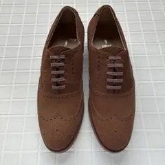 POLO RALPH LAUREN 内羽根スエ−ド ウイングチップ 26EE