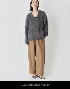 アンフィーロ今期販売中ライトフランネルイージーパンツMカーゴパンツ