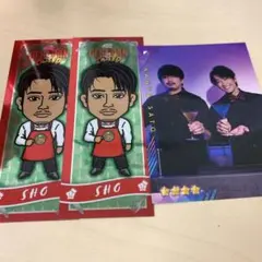 青柳翔　佐藤寛太　KCK キッチンキングダム　カード　千社札　セット