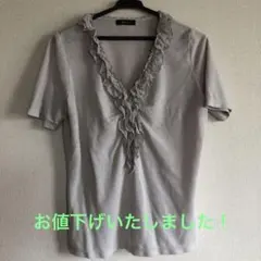 フリル付半袖トップス　コムサイズム