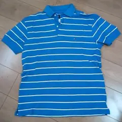 TOMMY HILFIGER ストライプ ポロシャツ S/P