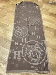 【美品】HERMES エルメス ストール ニューリブリスのサムネイル