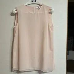 ⭐︎美品⭐︎ユニクロ プリーツブラウス チュニック　ノースリーブ　ピンクS
