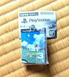 ゲームパッケージミニチュアチャーム　みんなのGOLF3